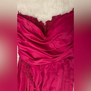 Fuschia gown